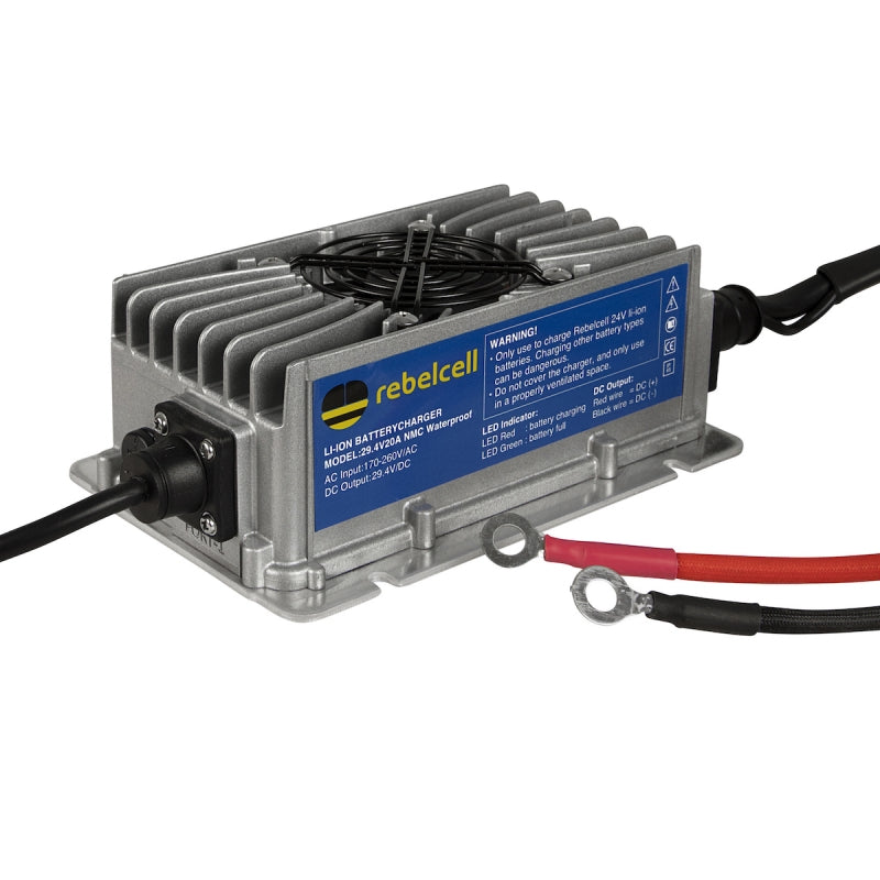 Rebel-cell Incarcator Waterproof Baterie Li-ion 29.4V20A
