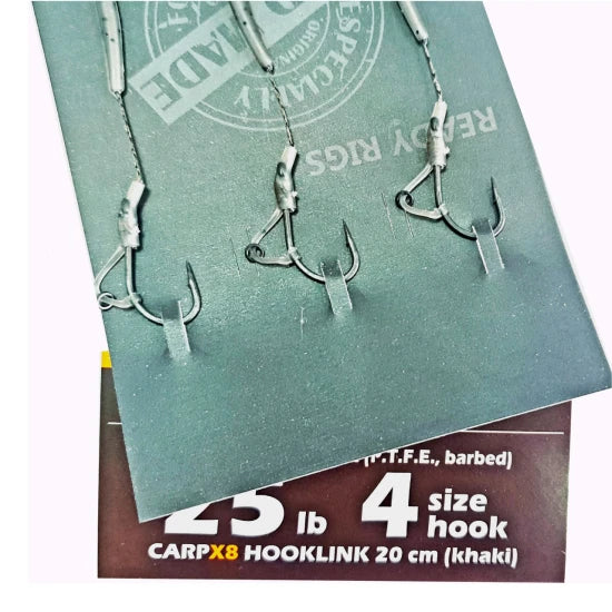 Rig Crap D-rig 04 Orange Series 6 No.4 25lb 20cm, 3buc/pac