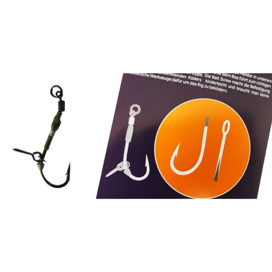 Rig Crap Ronnie Rig 08 Orange Series 7 No.8, 20lb, 3buc/pac