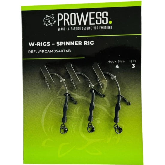 Rig Crap W-rigs Prowess Ronnie Spinner Rig Nr.6, 3buc/plic