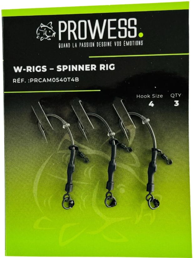 Rig Crap W-Rigs Prowess Ronnie Spinner Rig Nr.6, 3buc/plic