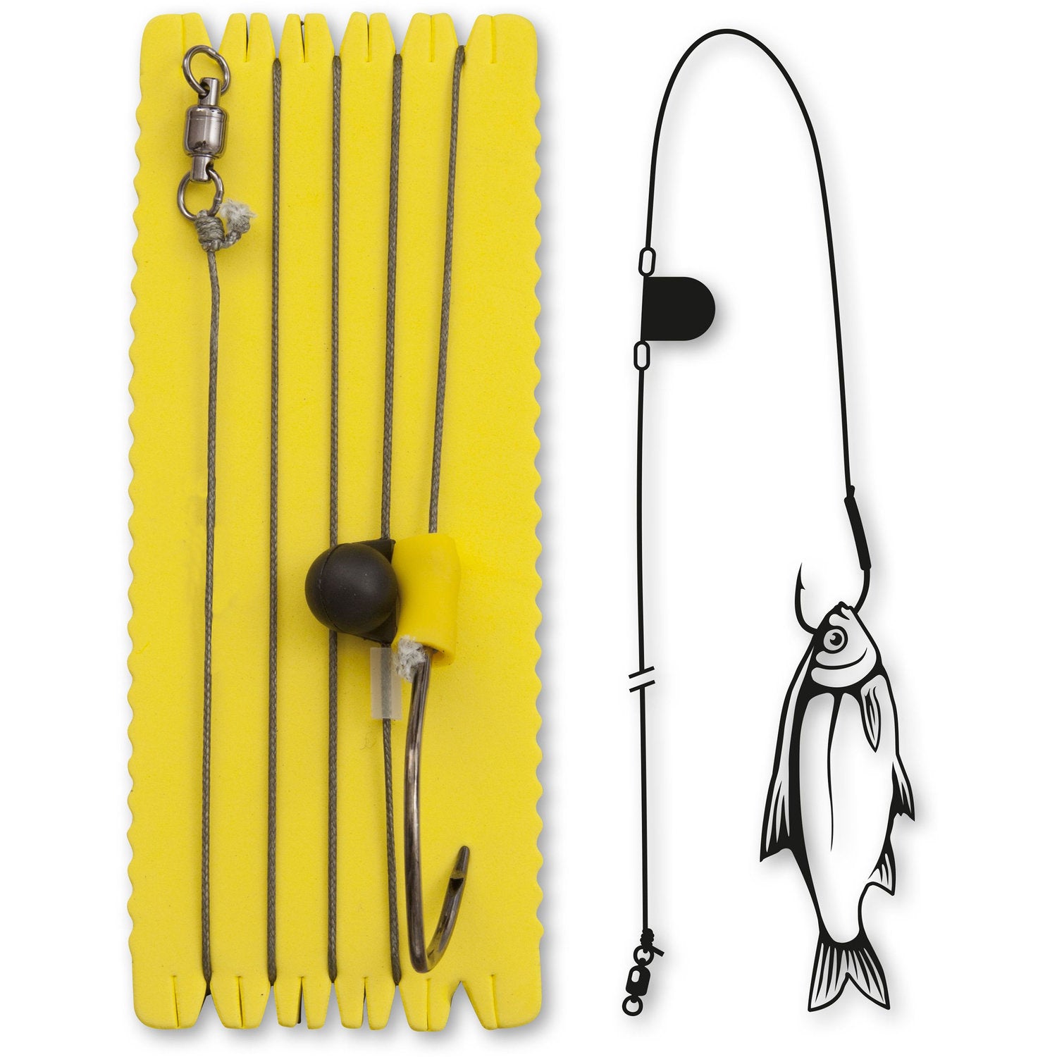 Rig Somn Black Cat 10/0 Single Hook Rig With Rattle XL