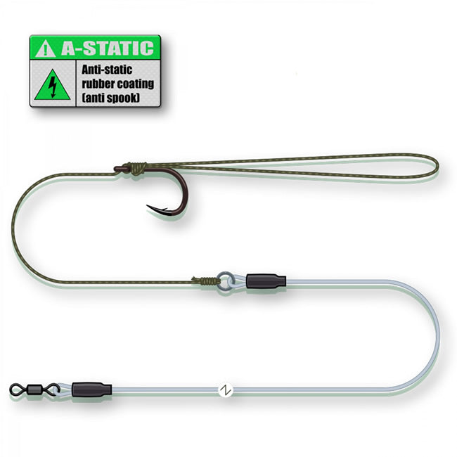 Rig Somn Madcat Combi Pellet A-Static Sinking 70cm 3/0 0.95mm