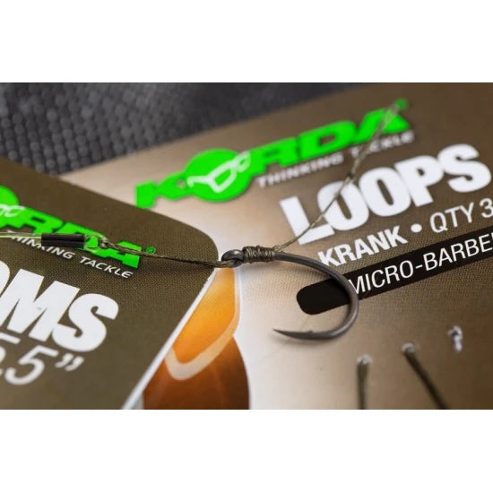 Riguri Korda Loops Krank Micro-barbed Nr8 18lbs 3buc/blister