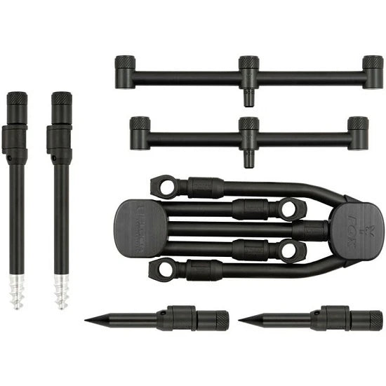 Rod Pod Fox Black Label Qr 3 Complete Kit