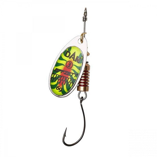 Rotativa 6gr DAM Effzett Spinner With Single Hook Fire Tiger
