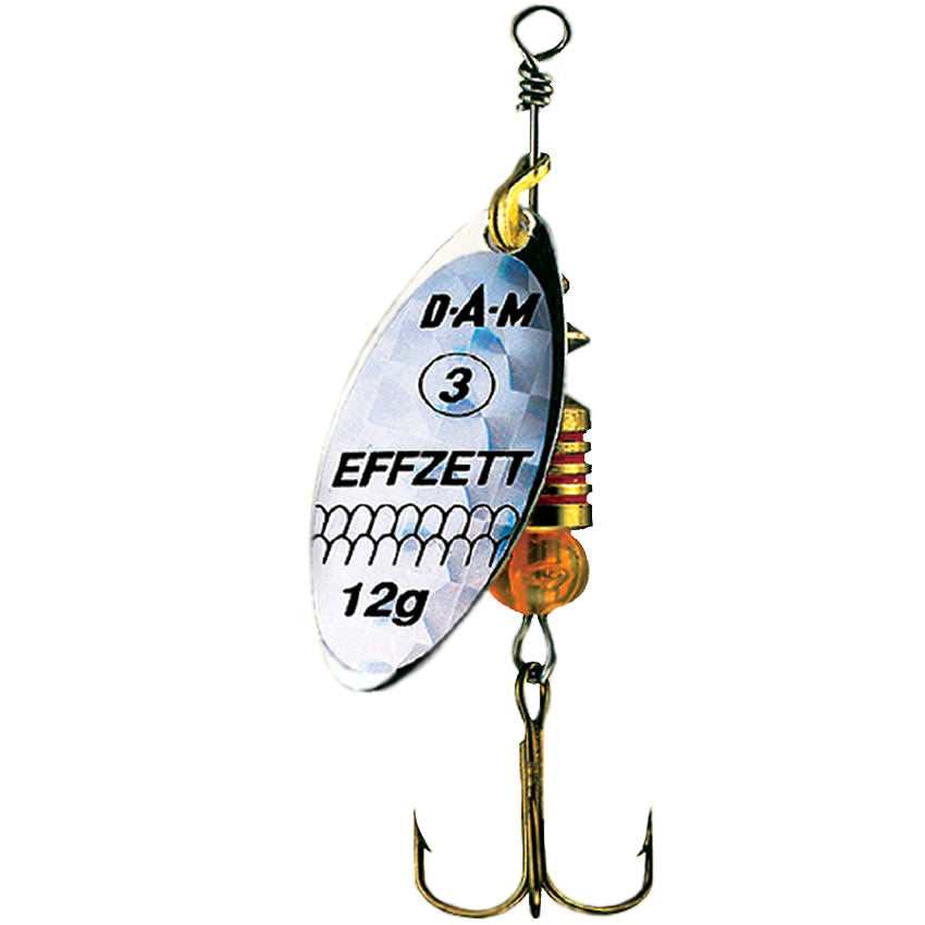 Rotativa DAM Effzett Predator Nr.1, Reflex Silver, 4g