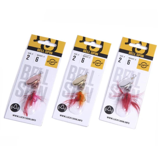 Rotativa Lucky John Bell Spin 002, Nr.2, 6g, 3buc/pac