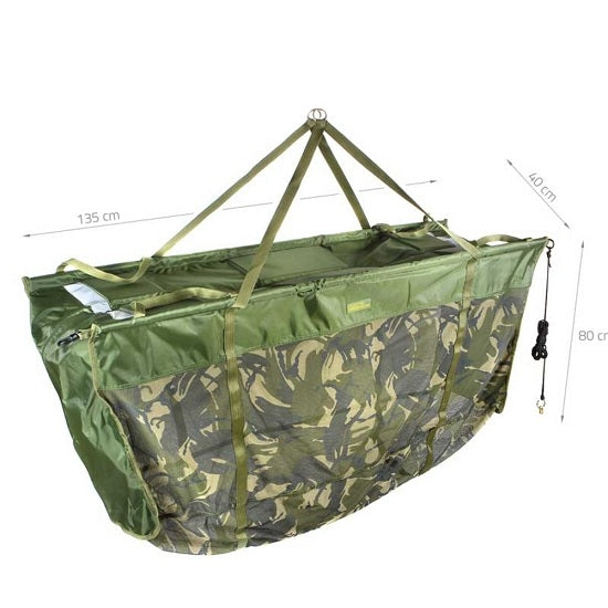 SALTEA CANTARIRE GRIZZLY CAMOU CU PLUTITOR 135X40X80