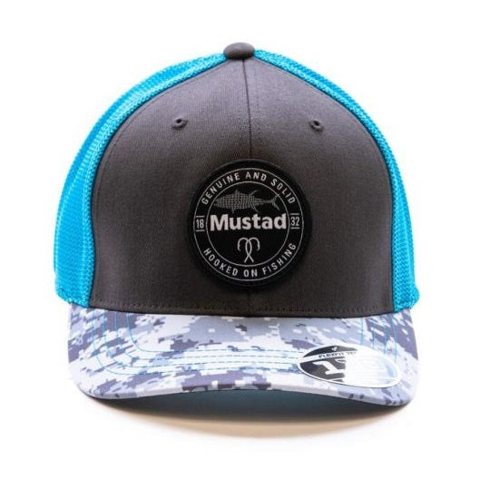 SAPCA MUSTAD FLEXFIT GRI/ALBASTRU