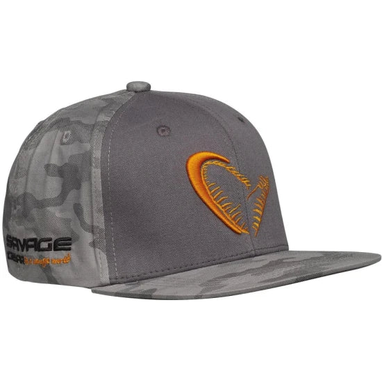 Sapca Savage Gear Flex Fit Camo One Size Camo Grey
