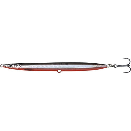 SAVAGE GEAR JIG SANDEEL PENCIL 9CM 13G SINKING BLACK/RED