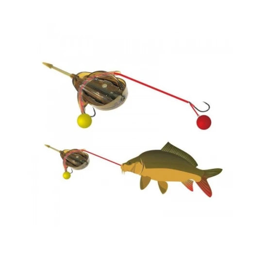 Set 2buc Pro Fl Method Feeder Double Chance 60g