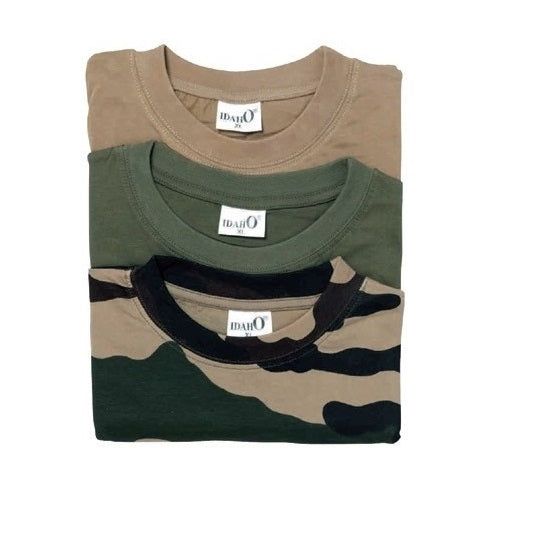 SET 3 TRICOURI TREESCO IDAHO BEJ/KAKI/CAMUFLAJ MARIMEA XL