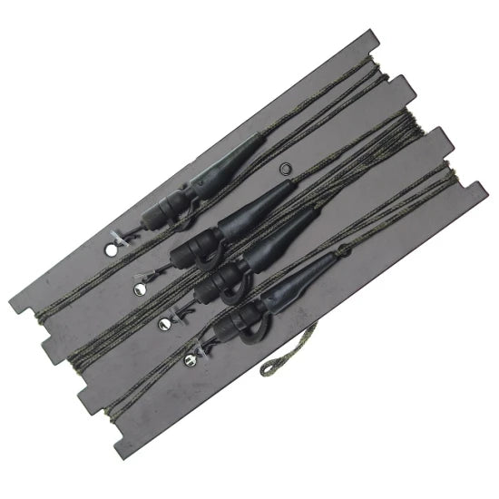 Set 4 Monturi Pro Fl Plumb Pierdut Leadcore 75cm