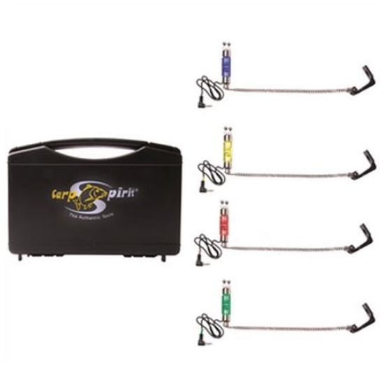SET 4 SWINGERE CARP SPIRIT RIGID LUMINO 4 CULORI PLUS GEANTA