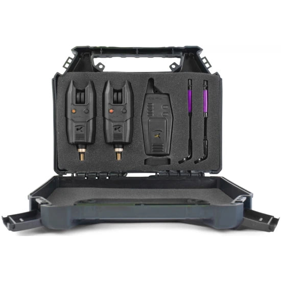 Set Avertizoare + Statie Korum Kbi-r 2 Rod Alarm Presentation Set 2+1