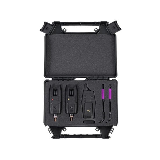 Set Avertizoare + Statie Korum Kbi-r 2 Rod Alarm Presentation Set 2+1