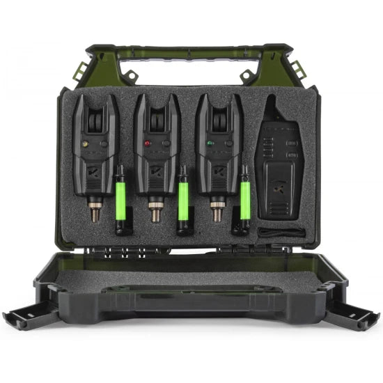 Set Avertizoare + Statie Korum Kbi-r 3-rod Alarm Presentation Set 3+1