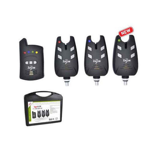 SET AVERTIZORI CARP ZOOM TOPEX K-370 3 PLUS 1 STATIE
