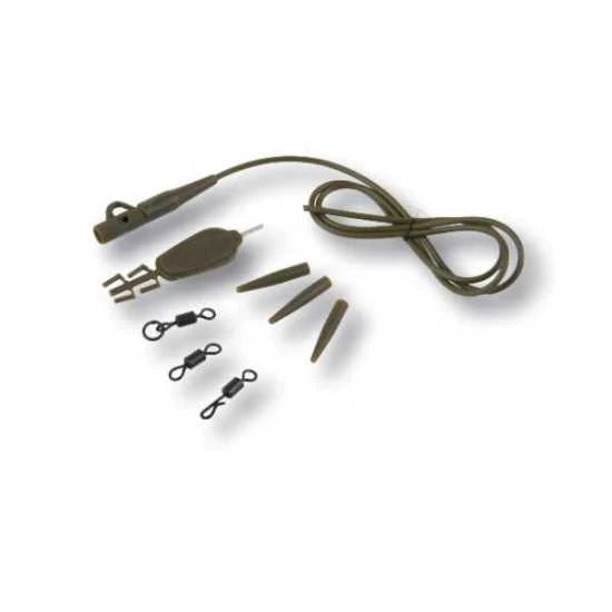 Set Carp Spirit 3buc Anti Tangle Lead Clip Weed Green