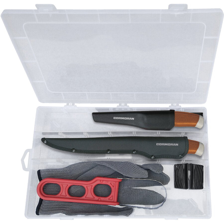 SET CORMORAN CUTITE+MANUSA+ASCUTITOR+DISPOZITIV SOLZI