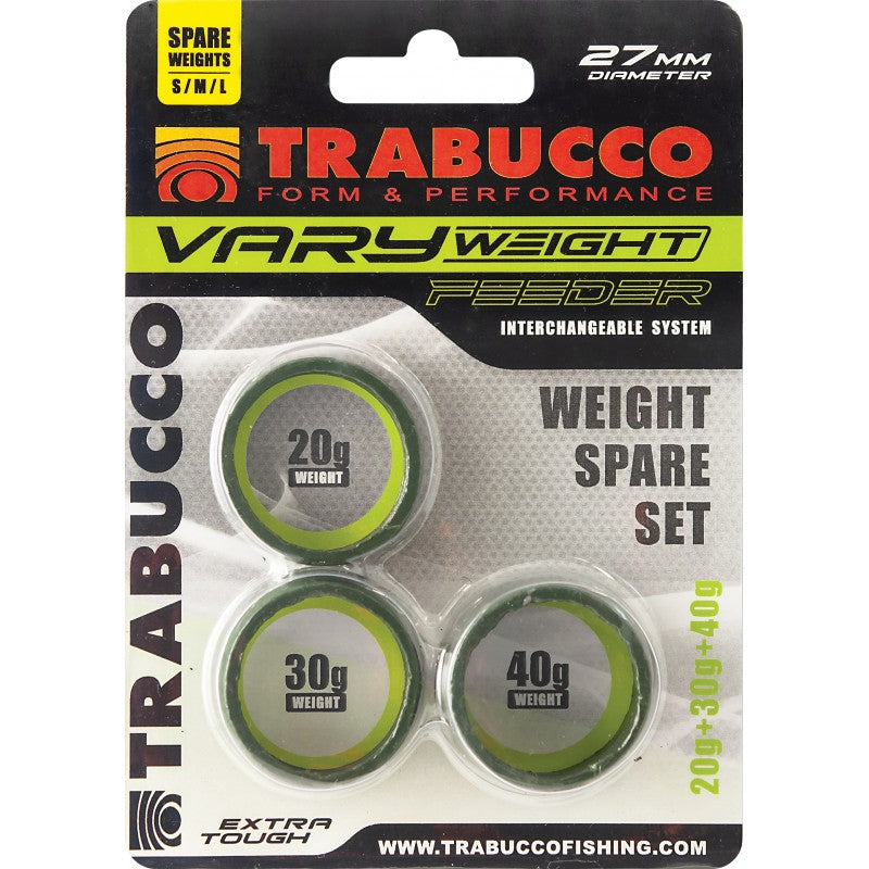 SET GREUTATI Trabucco AIRTEK PRO DISTANCE CAGE FEEDER 30g 40g 50g