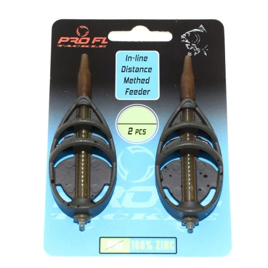Set Momitor Fl Inline Distance Method Feeder 50g 2buc/blister