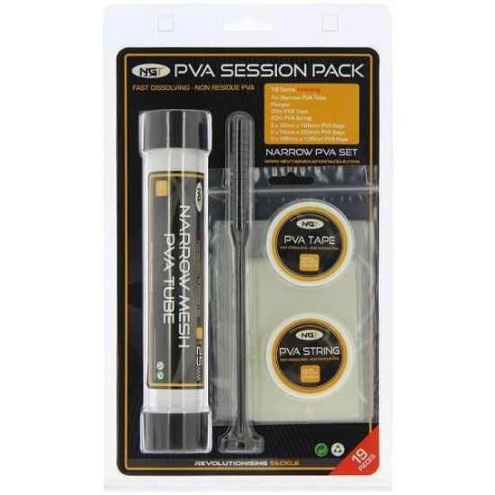 Set Ngt Pva Session Pack 19buc/blister Wide 35mm