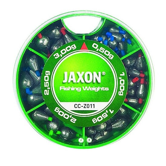 SET PLUMBI JAXON PICATURA NR 11 80GR 0.5/1/1.5/2/2.5/3GR