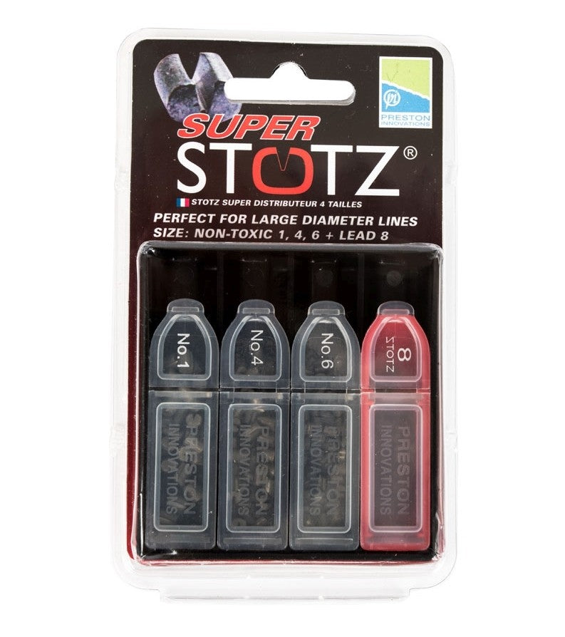SET PLUMBI PRESTON SUPER STOTZ DISPENSER NR 1-8