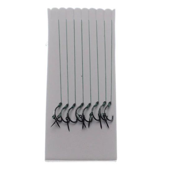 Set Pro Fl  8 Carlige Legate Textil 10cm Cu Spin Carlig Power Carp Feeder Nr 8
