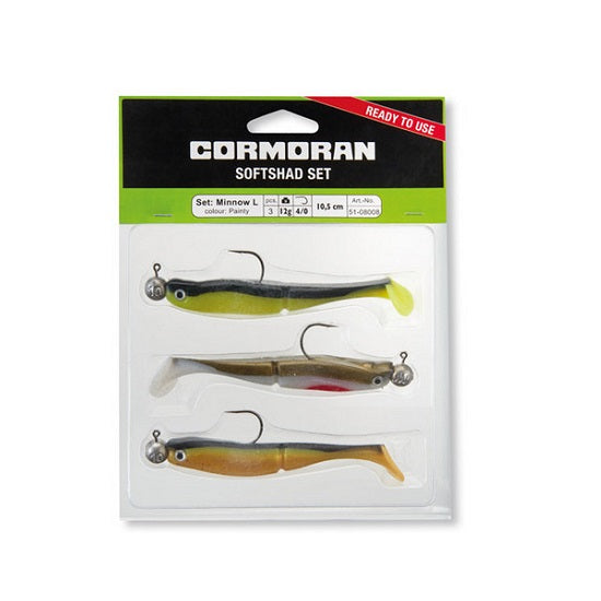 SET SHAD CORMORAN WAVE L PAINTY 10,5CM/12G/CARLIG 3/0
