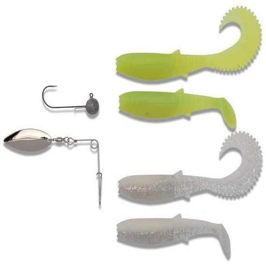 SET SPINNERBAIT SAVAGE GEAR CANNIBAL, MARIME M, 4+2