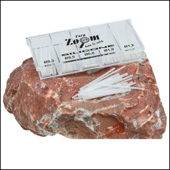Set Tuburi Silicon 0.5, 0.7, 0.9, 1.2, 1.5mm Transparent Carp Zoom