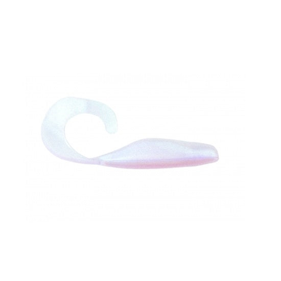SHAD BASS ASSASSIN CURLY SHAD 10CM ALBINO SHAD 10BUC