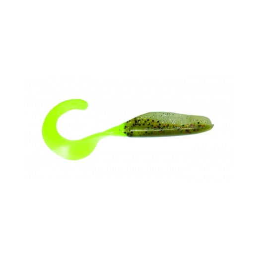 SHAD BASS ASSASSIN CURLY SHAD 10CM CHICKEN ON A CHAIN 10BUC