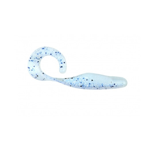 SHAD BASS ASSASSIN CURLY SHAD 10CM CRYSTAL SHAD 10BUC
