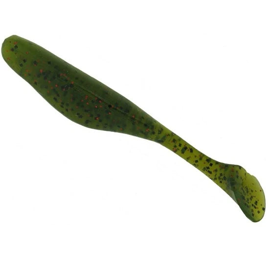Shad Bass Assassin Turbo Shad  Avocado  Red Glitter 10cm 10buc/plic