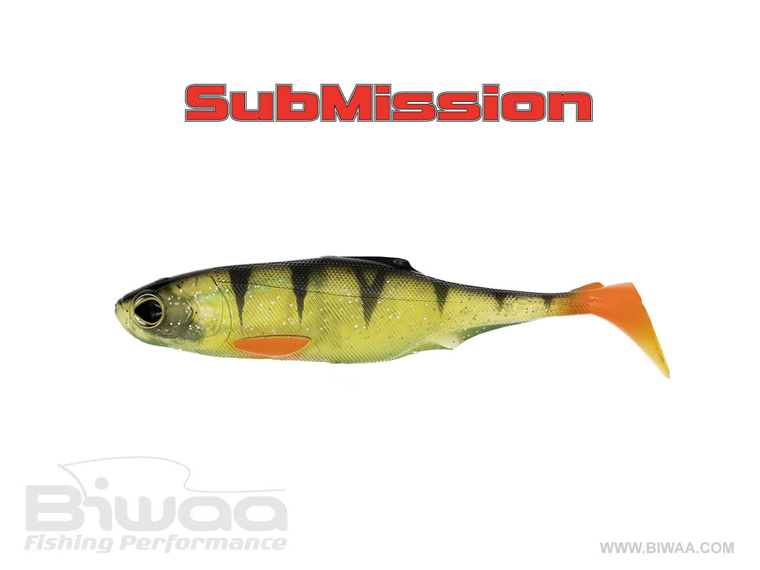 SHAD BIWAA SUBMISSION 4 10cm 75 Ghost Perch 4buc/plic