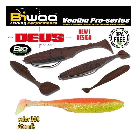 Shad Biwaa Deus 15cm 308 Atomic 4buc/plic