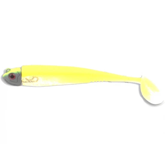 Combo Shad Colmic Benjo 3" 7.5cm Chartreuse Impact