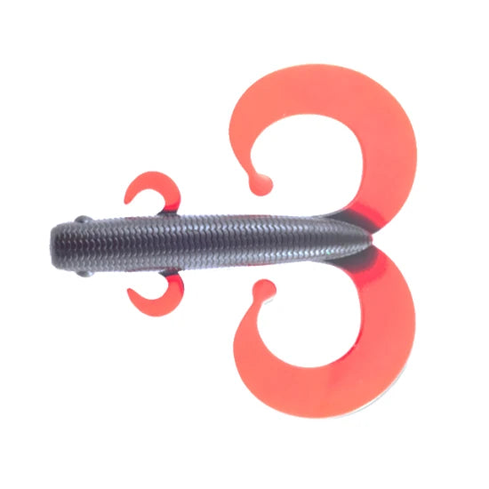 Shad Colmic Big Double 15cm Black Red
