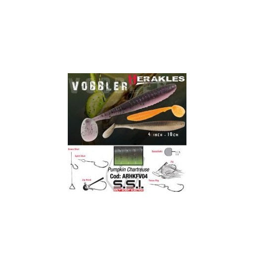 SHAD COLMIC HERAKLES VOBBLER  10cm PUMPKIN CHARTREUSE 7BUC/PLIC