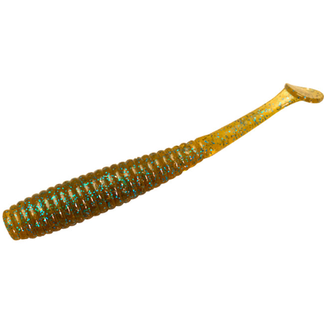 SHAD JACKALL I SHAD TAIL 2.8INCH DARK CINNAMON/BLUE FLAKE 6BUC/PL