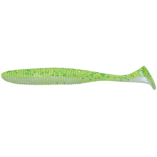 SHAD   JACKALL RHYTHM WAVE 3,8INCH CHARTREUSE BACK SHAD 7BUC/PL