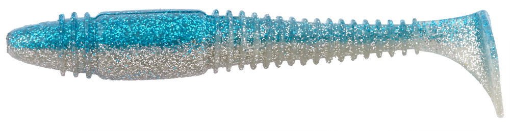 SHAD LUCKY JOHN TIOGA FAT Chrystal Blue 9.9cm 5buc/plic