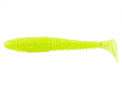SHAD LUCKY JOHN TIOGA FAT Lime Chartreuse 9.9cm 5buc/plic