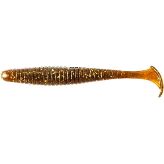 Shad Noike Smokin' Swimmer Motoroil Gold 7.6cm 9buc/plic