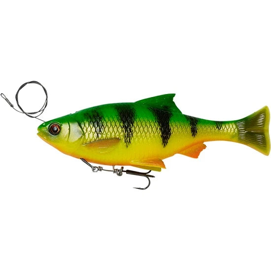 Shad Savage 4d Line Thru Pulsetail Roach 18cm/90g Firetiger